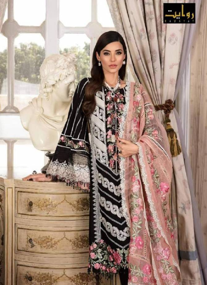 Rawayat Crimson Lawn Collection 2021  Latest Fancy Casual Wear Designer Pure Cotton Salwar Kameez Collection